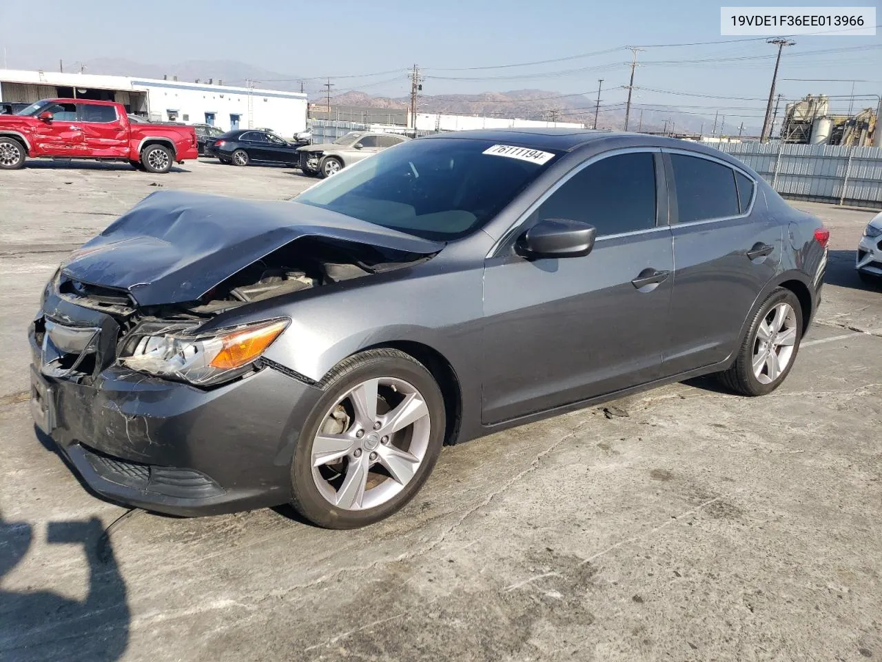 2014 Acura Ilx 20 VIN: 19VDE1F36EE013966 Lot: 76111194