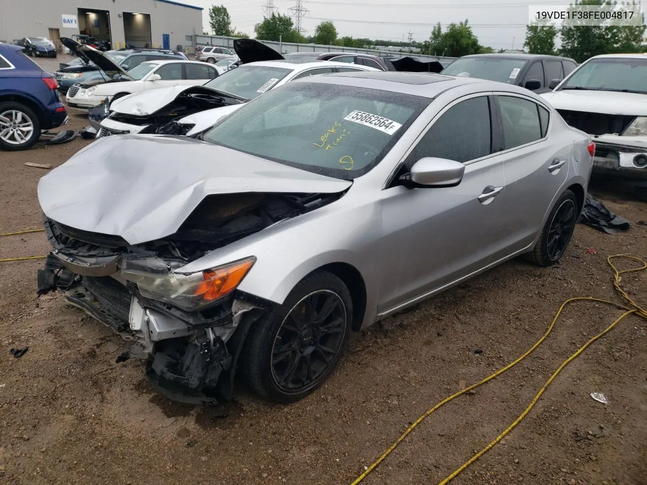 2015 Acura Ilx 20 VIN: 19VDE1F38FE004817 Lot: 55862564