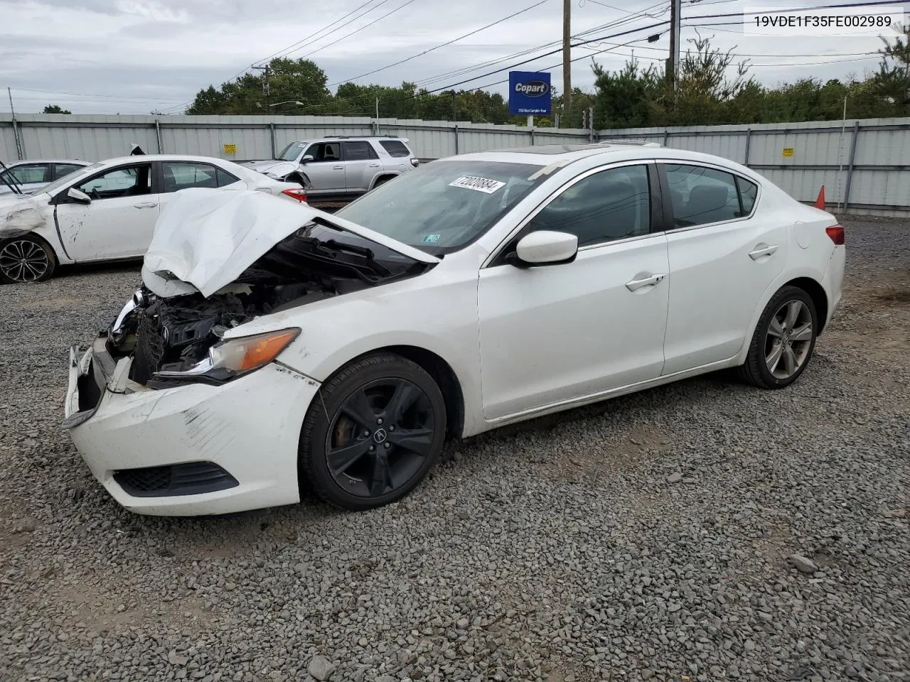 2015 Acura Ilx 20 VIN: 19VDE1F35FE002989 Lot: 72020884