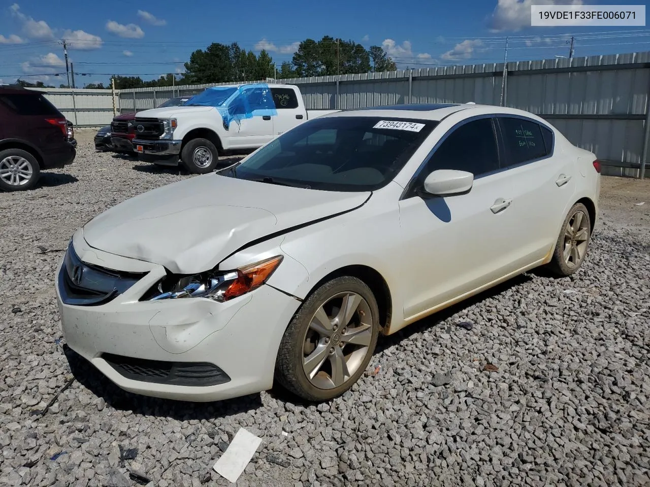 2015 Acura Ilx 20 VIN: 19VDE1F33FE006071 Lot: 73943174