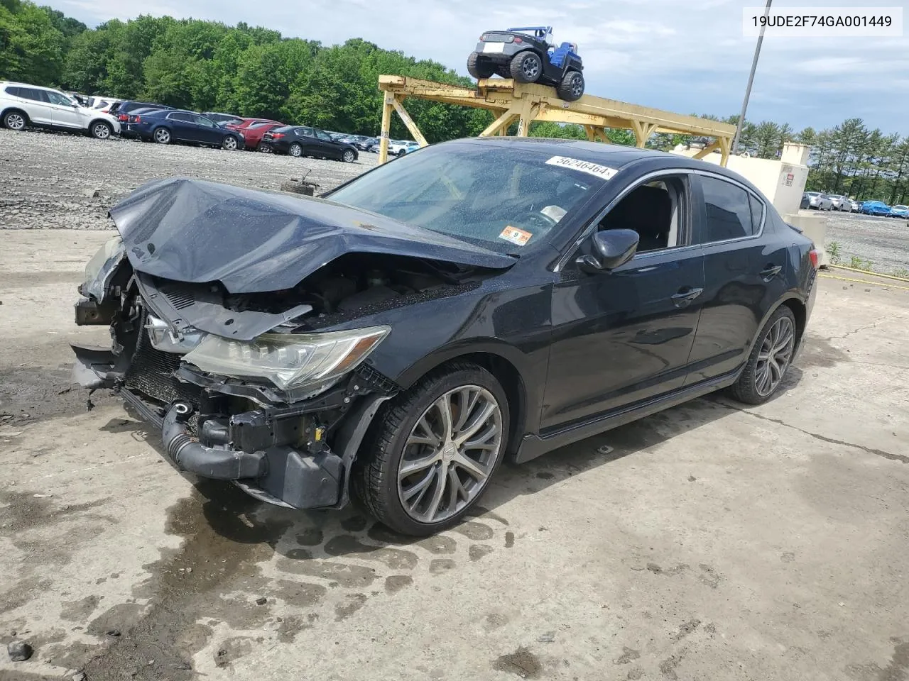 2016 Acura Ilx Premium VIN: 19UDE2F74GA001449 Lot: 56246464