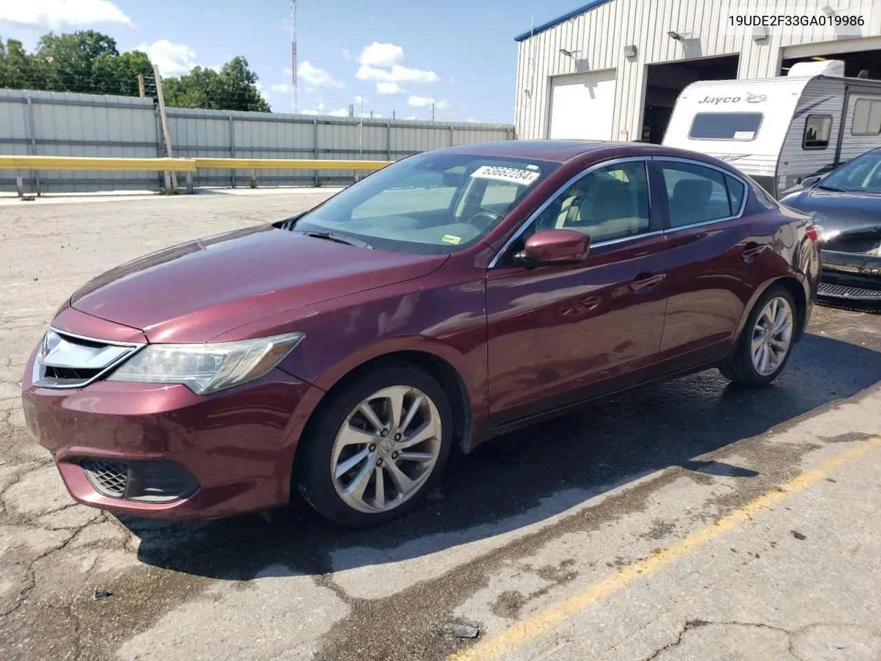 2016 Acura Ilx Base Watch Plus VIN: 19UDE2F33GA019986 Lot: 63662284