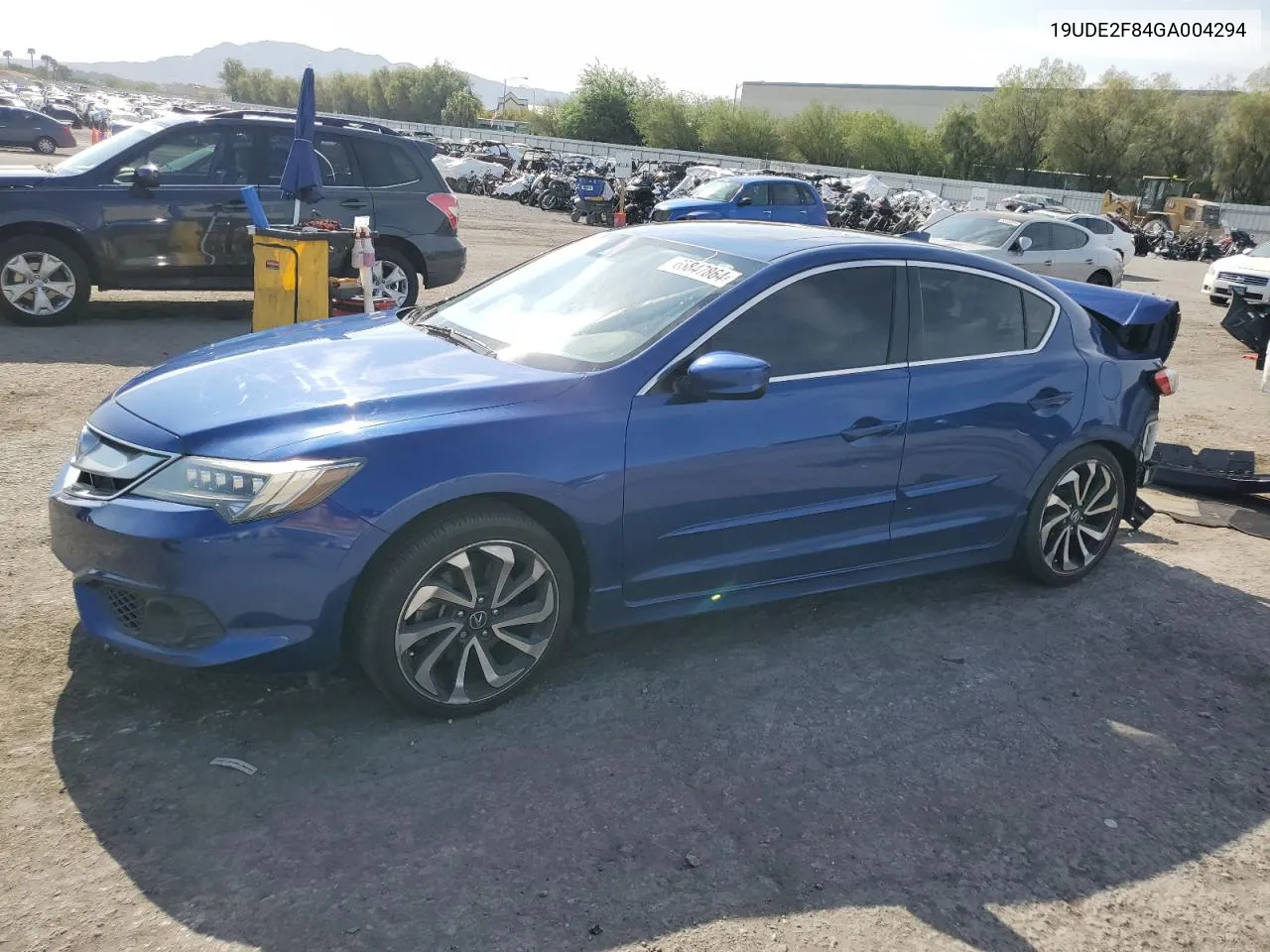 2016 Acura Ilx Premium VIN: 19UDE2F84GA004294 Lot: 65847864