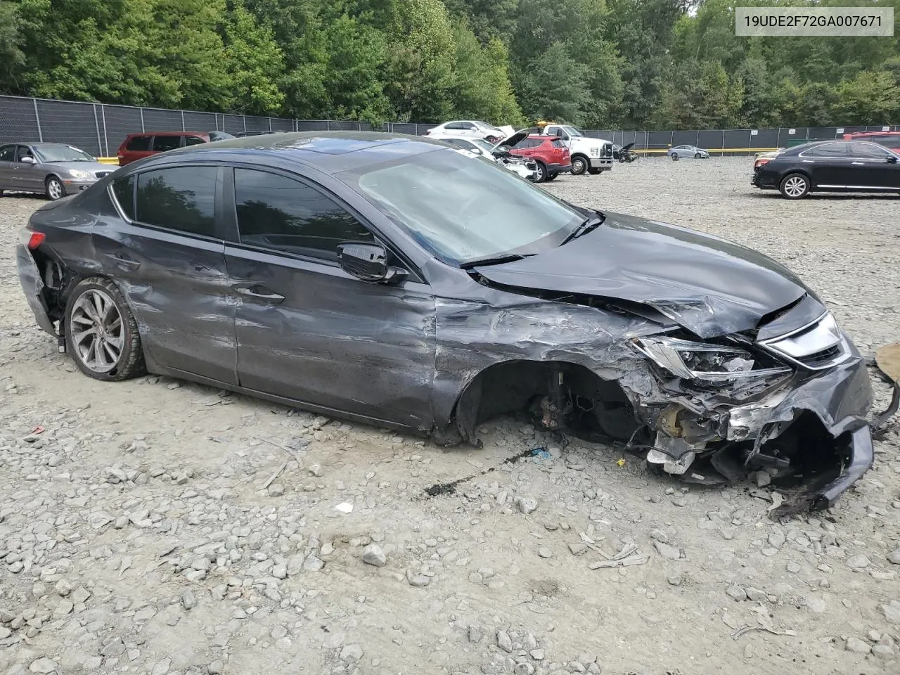 2016 Acura Ilx Premium VIN: 19UDE2F72GA007671 Lot: 66444234