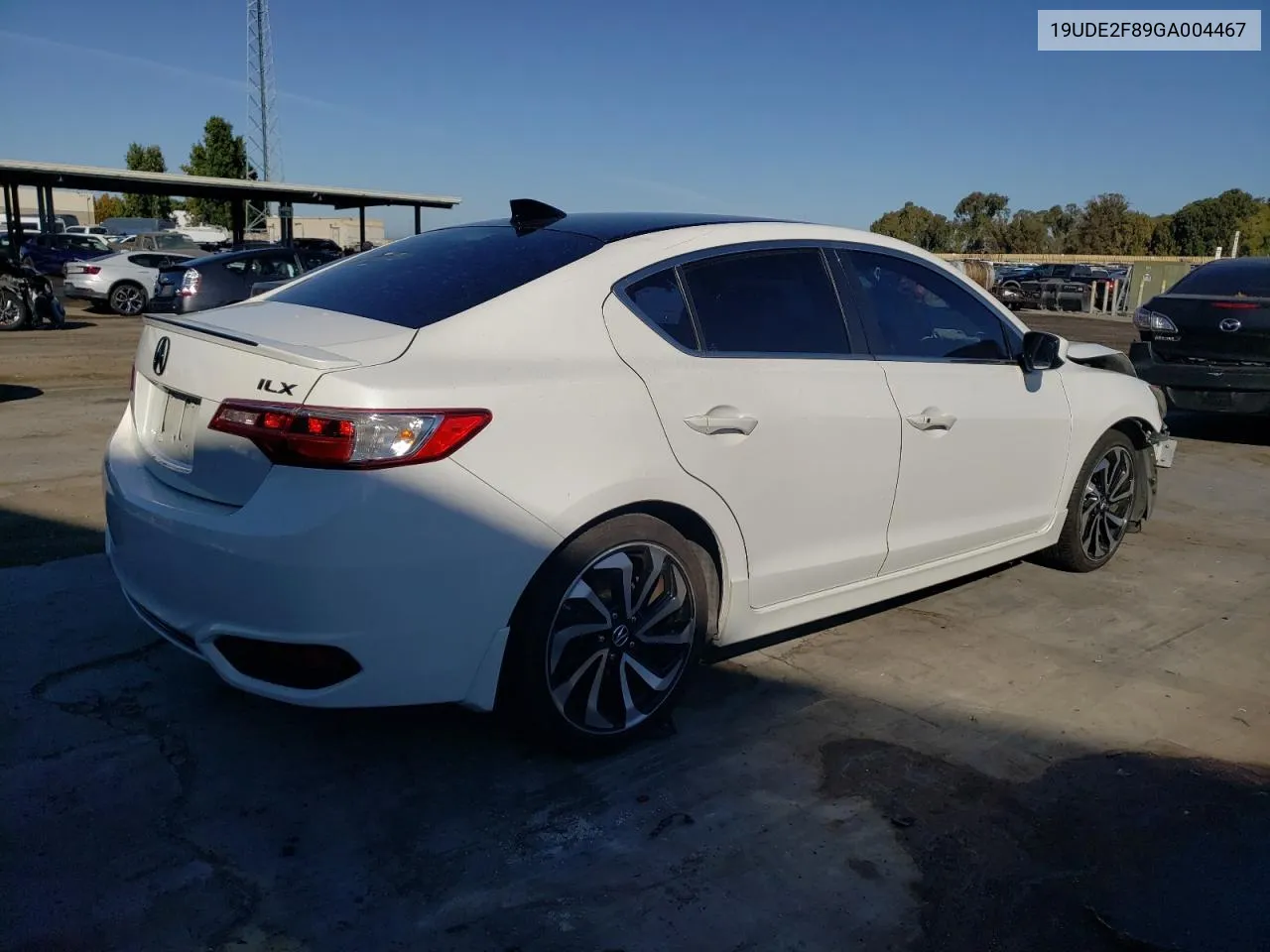 2016 Acura Ilx Premium VIN: 19UDE2F89GA004467 Lot: 68149904