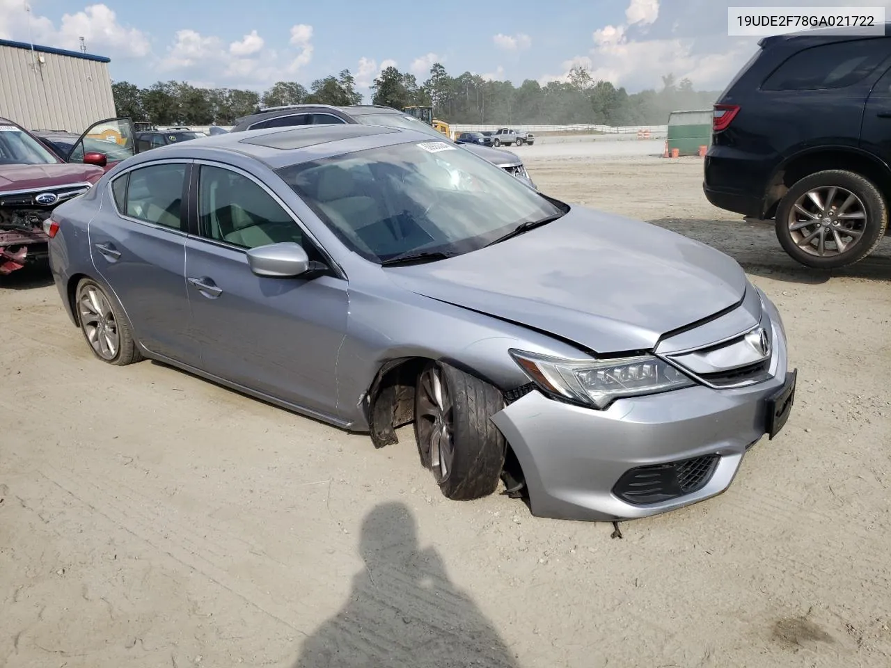 19UDE2F78GA021722 2016 Acura Ilx Premium