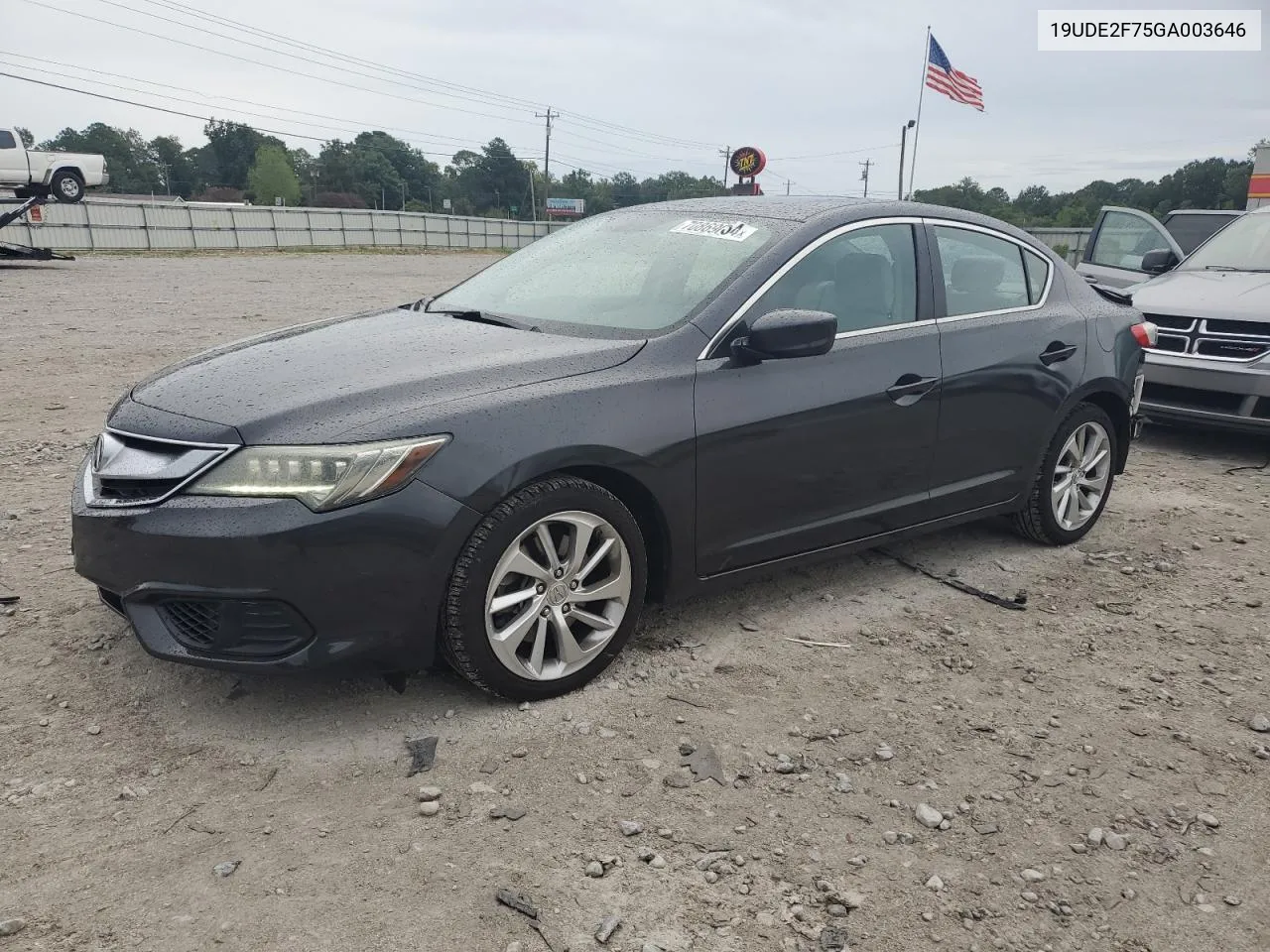 2016 Acura Ilx Premium VIN: 19UDE2F75GA003646 Lot: 70869054