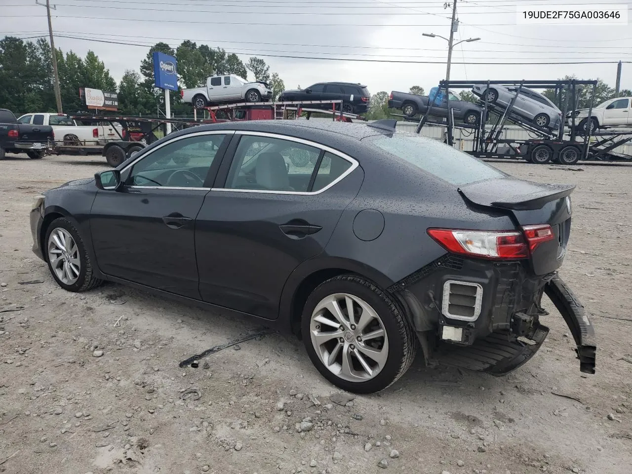 2016 Acura Ilx Premium VIN: 19UDE2F75GA003646 Lot: 70869054