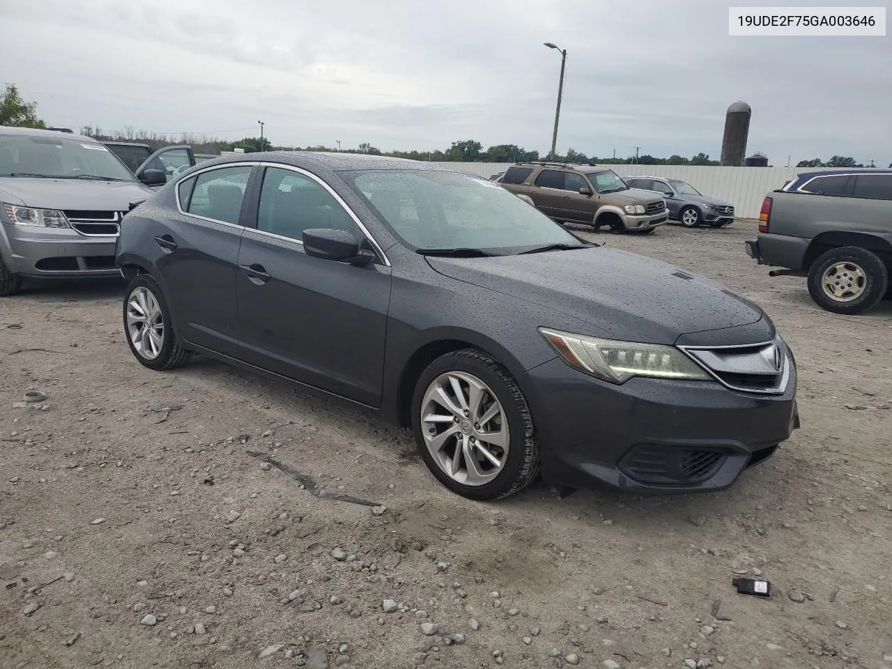 2016 Acura Ilx Premium VIN: 19UDE2F75GA003646 Lot: 70869054