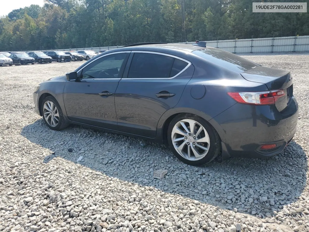 2016 Acura Ilx Premium VIN: 19UDE2F78GA002281 Lot: 72942354