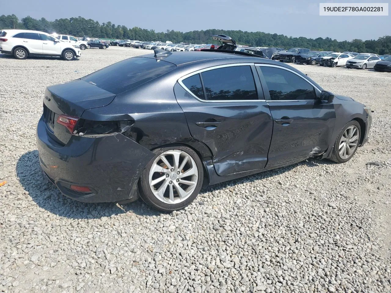 2016 Acura Ilx Premium VIN: 19UDE2F78GA002281 Lot: 72942354