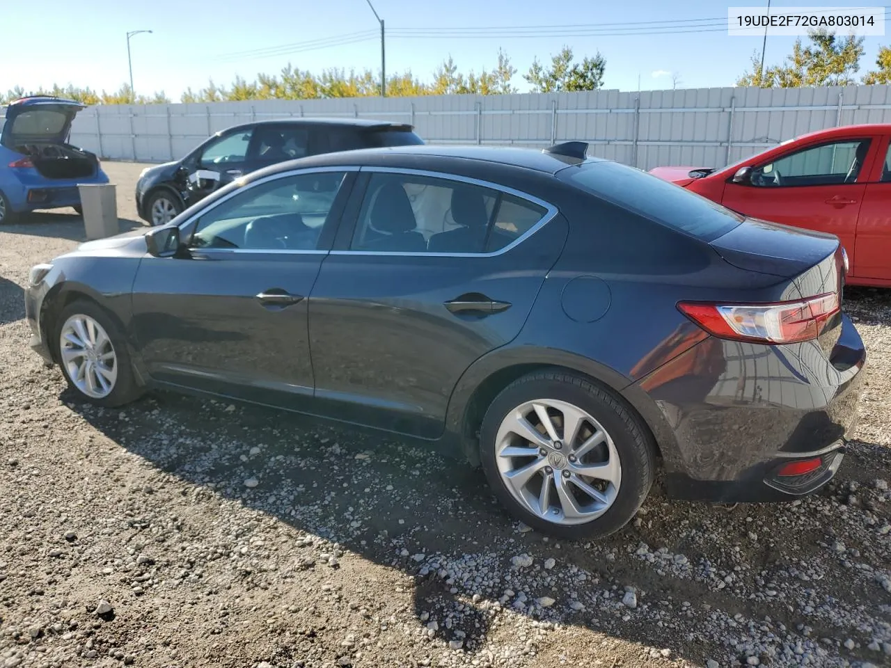 2016 Acura Ilx Premium VIN: 19UDE2F72GA803014 Lot: 72992704