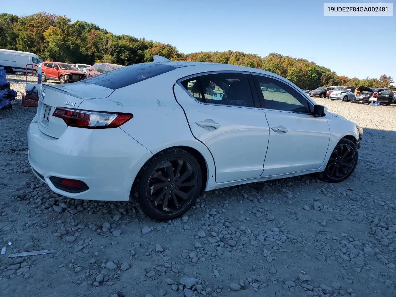 2016 Acura Ilx Premium VIN: 19UDE2F84GA002481 Lot: 73668774