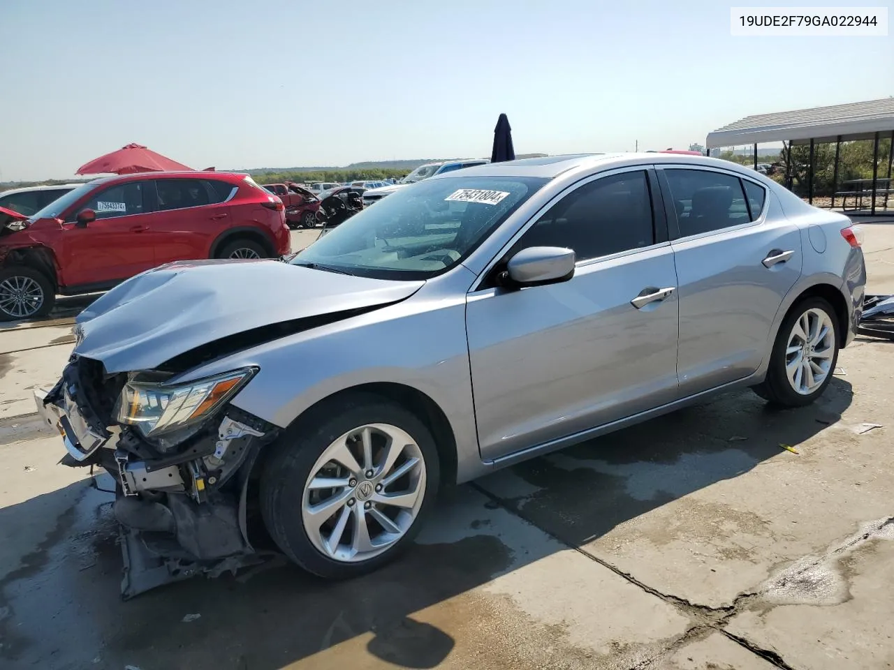 2016 Acura Ilx Premium VIN: 19UDE2F79GA022944 Lot: 75431804