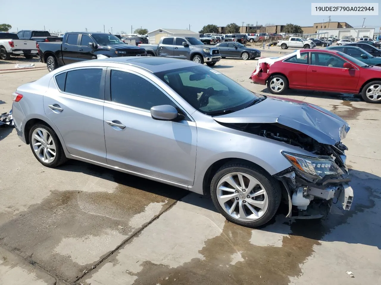 2016 Acura Ilx Premium VIN: 19UDE2F79GA022944 Lot: 75431804