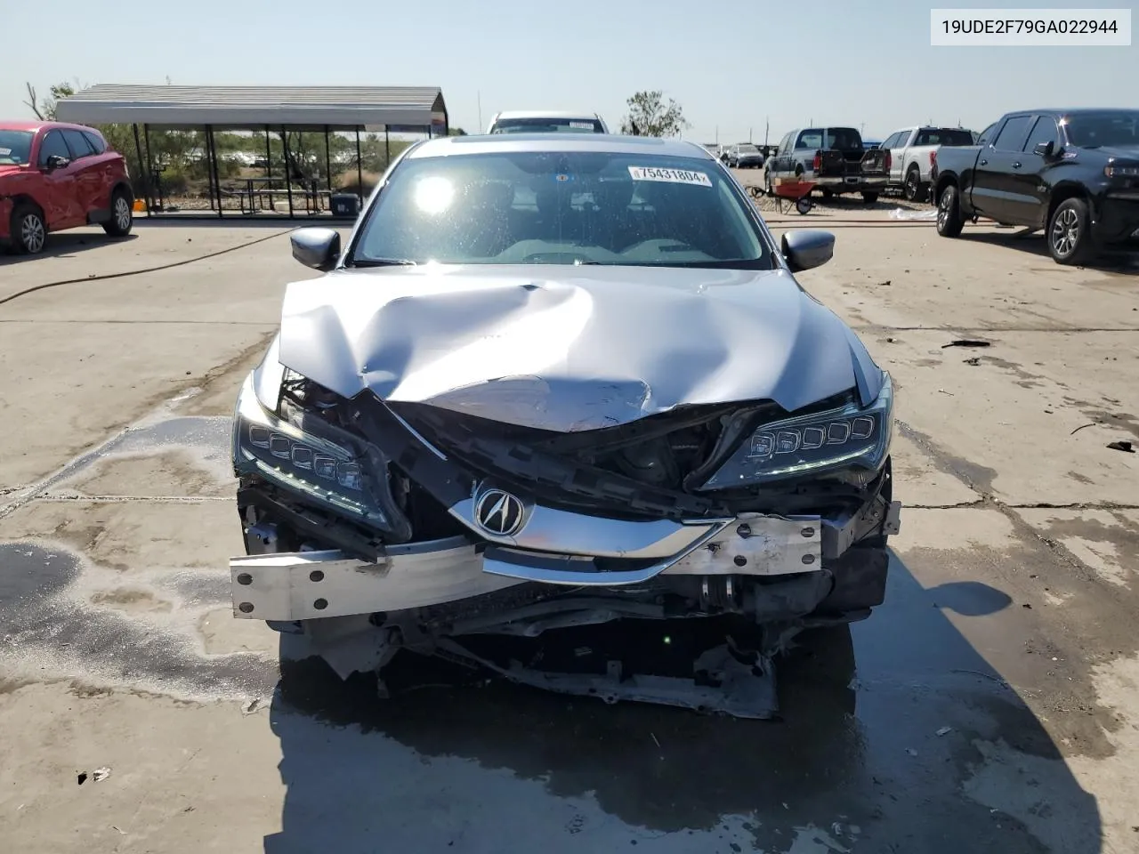 2016 Acura Ilx Premium VIN: 19UDE2F79GA022944 Lot: 75431804