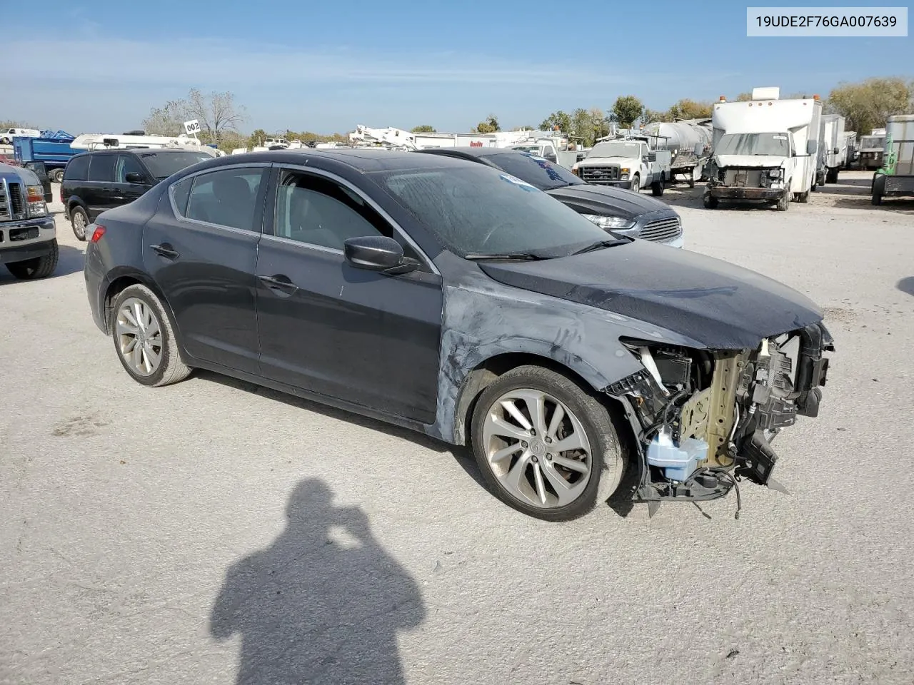 2016 Acura Ilx Premium VIN: 19UDE2F76GA007639 Lot: 75436064