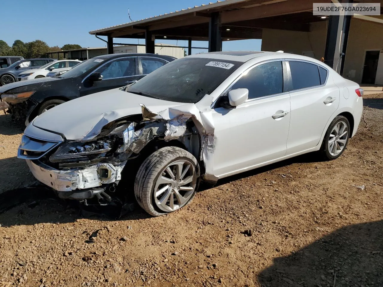 2016 Acura Ilx Premium VIN: 19UDE2F76GA023694 Lot: 77897154