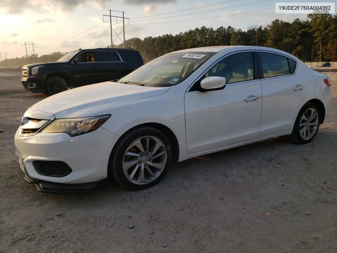 2016 Acura Ilx Premium VIN: 19UDE2F75GA004392 Lot: 78053744