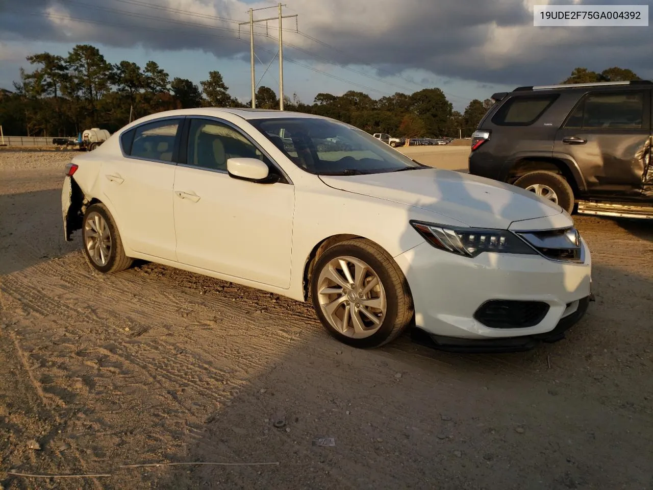 2016 Acura Ilx Premium VIN: 19UDE2F75GA004392 Lot: 78053744