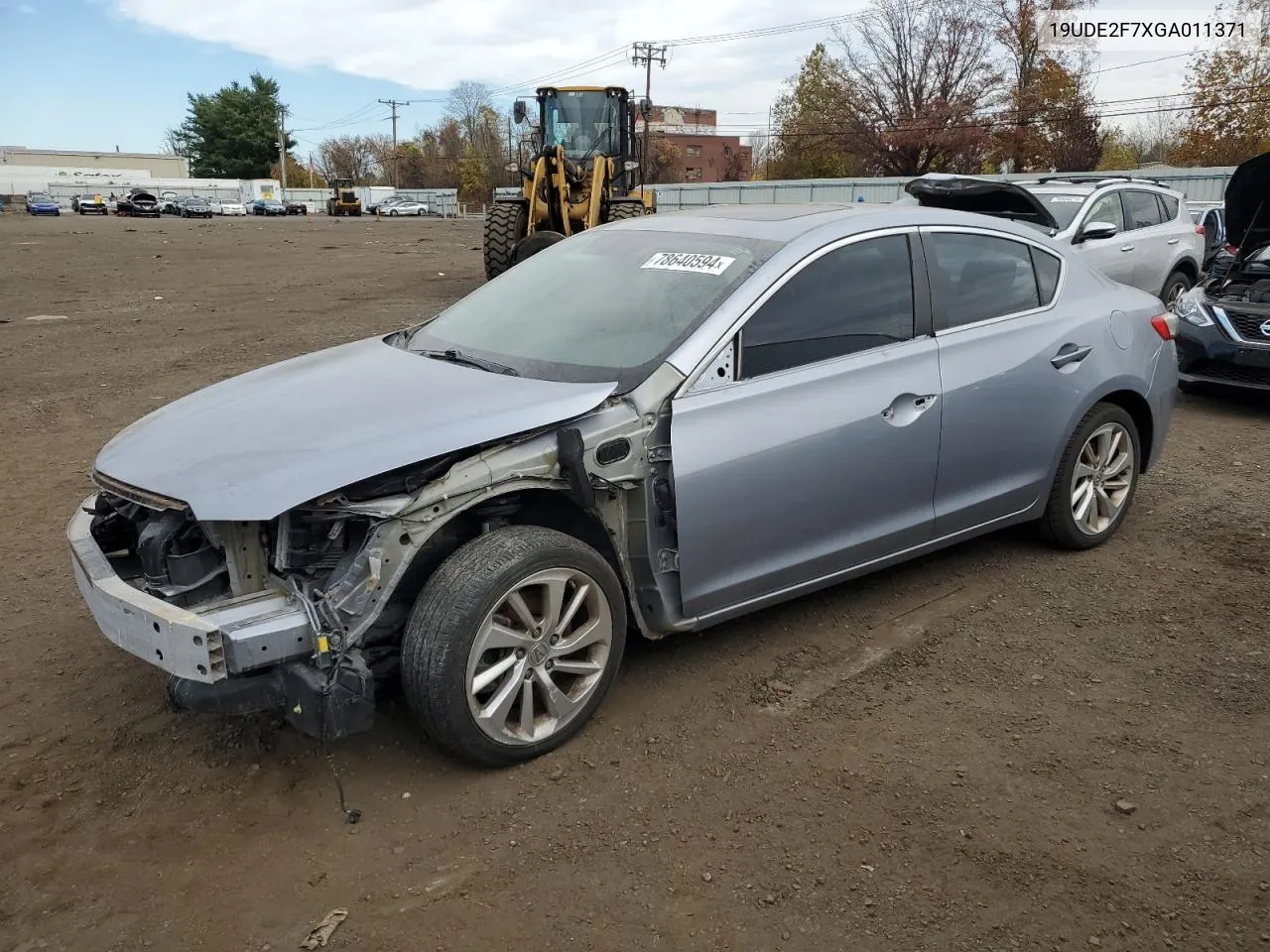 2016 Acura Ilx Premium VIN: 19UDE2F7XGA011371 Lot: 78640594