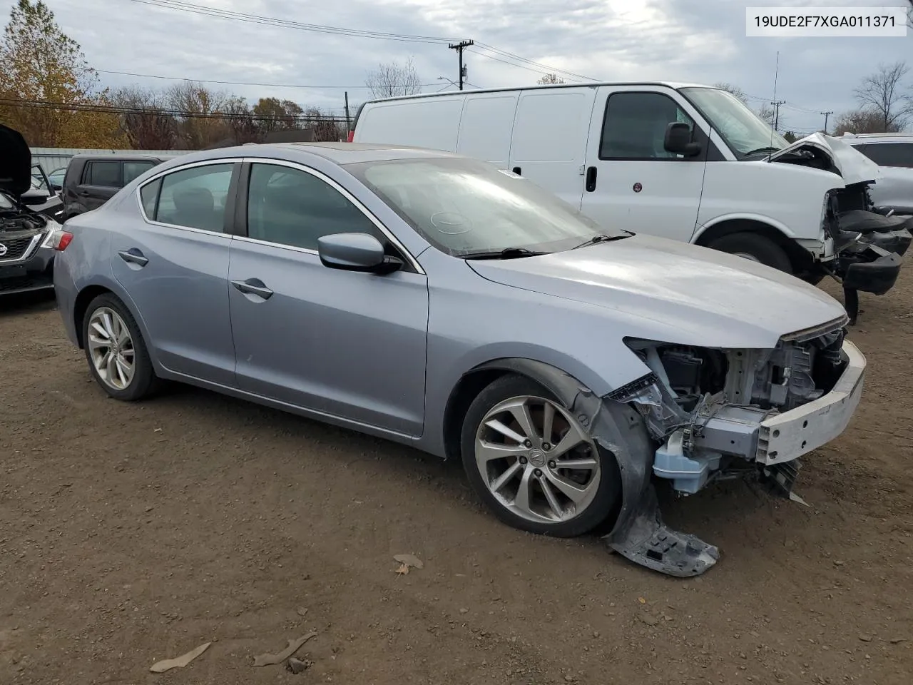 2016 Acura Ilx Premium VIN: 19UDE2F7XGA011371 Lot: 78640594