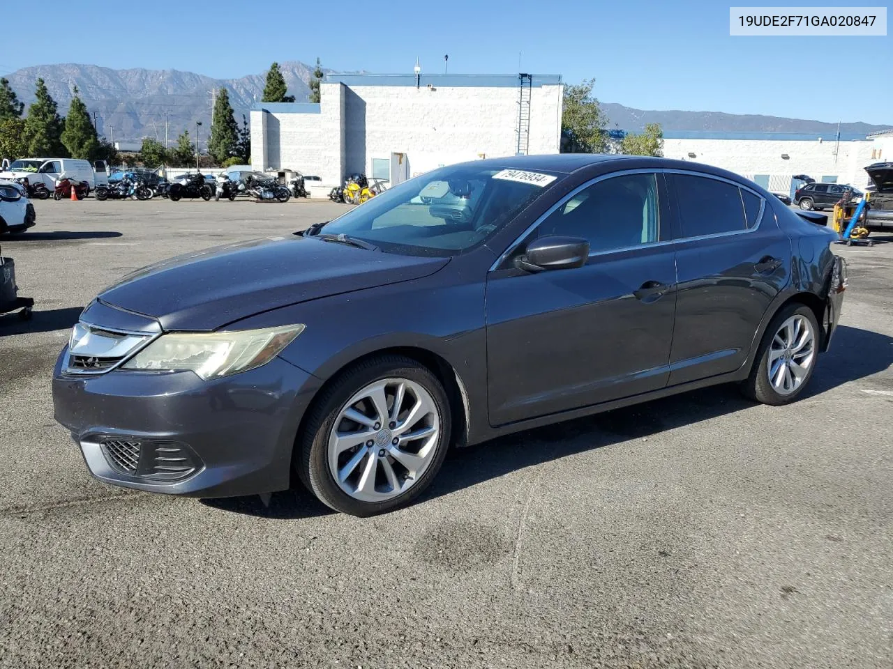 2016 Acura Ilx Premium VIN: 19UDE2F71GA020847 Lot: 79476934