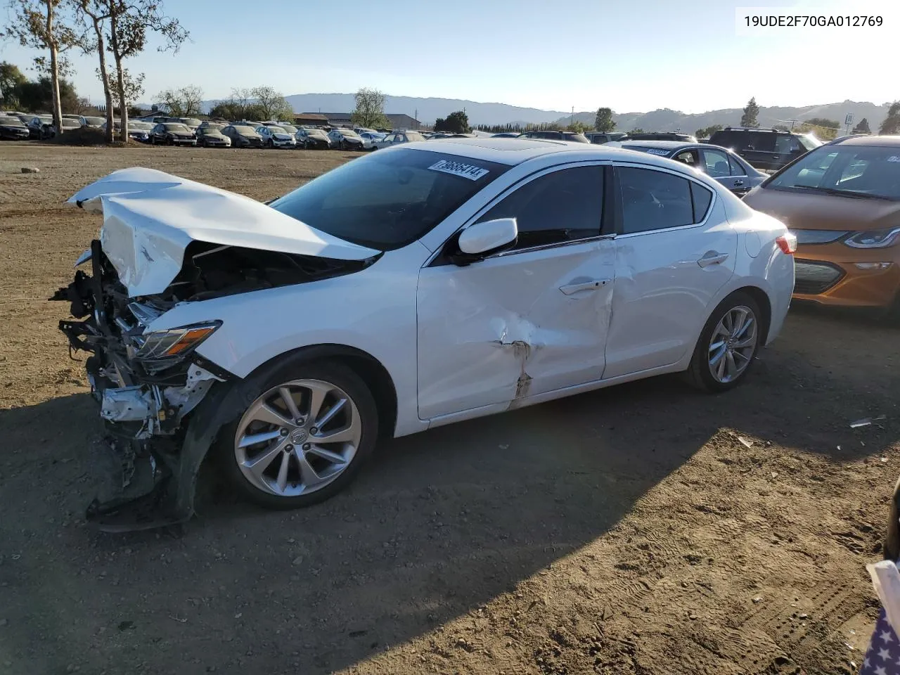 2016 Acura Ilx Premium VIN: 19UDE2F70GA012769 Lot: 79686414