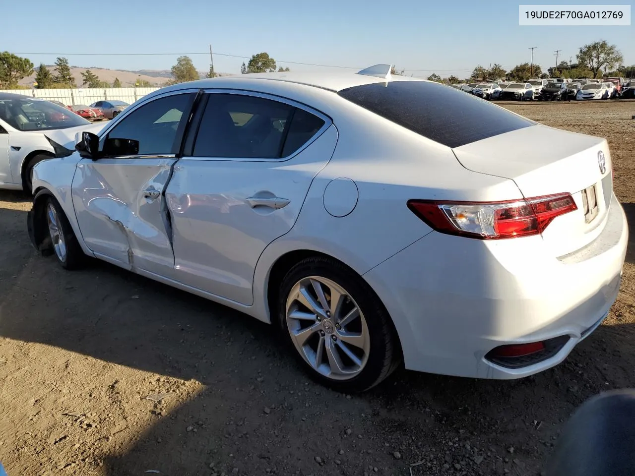 2016 Acura Ilx Premium VIN: 19UDE2F70GA012769 Lot: 79686414