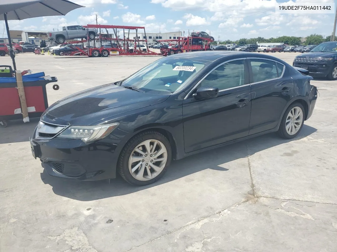 2017 Acura Ilx Premium VIN: 19UDE2F75HA011442 Lot: 60200234