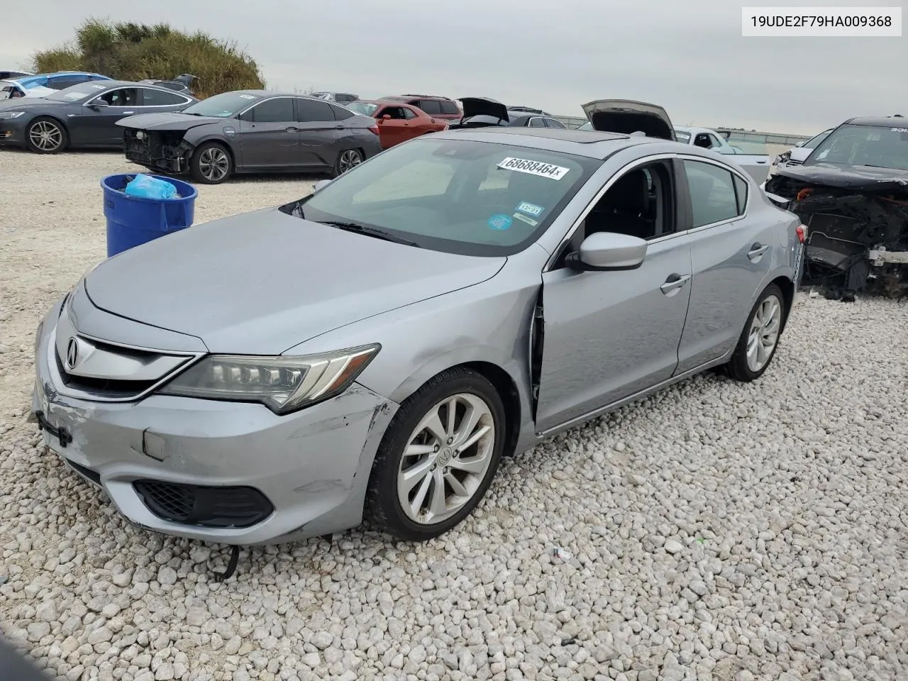 2017 Acura Ilx Premium VIN: 19UDE2F79HA009368 Lot: 68688464