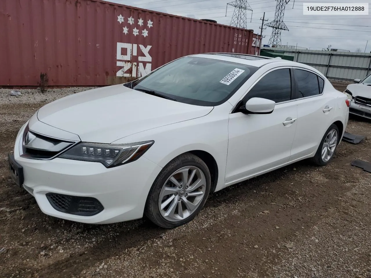 2017 Acura Ilx Premium VIN: 19UDE2F76HA012888 Lot: 69530614