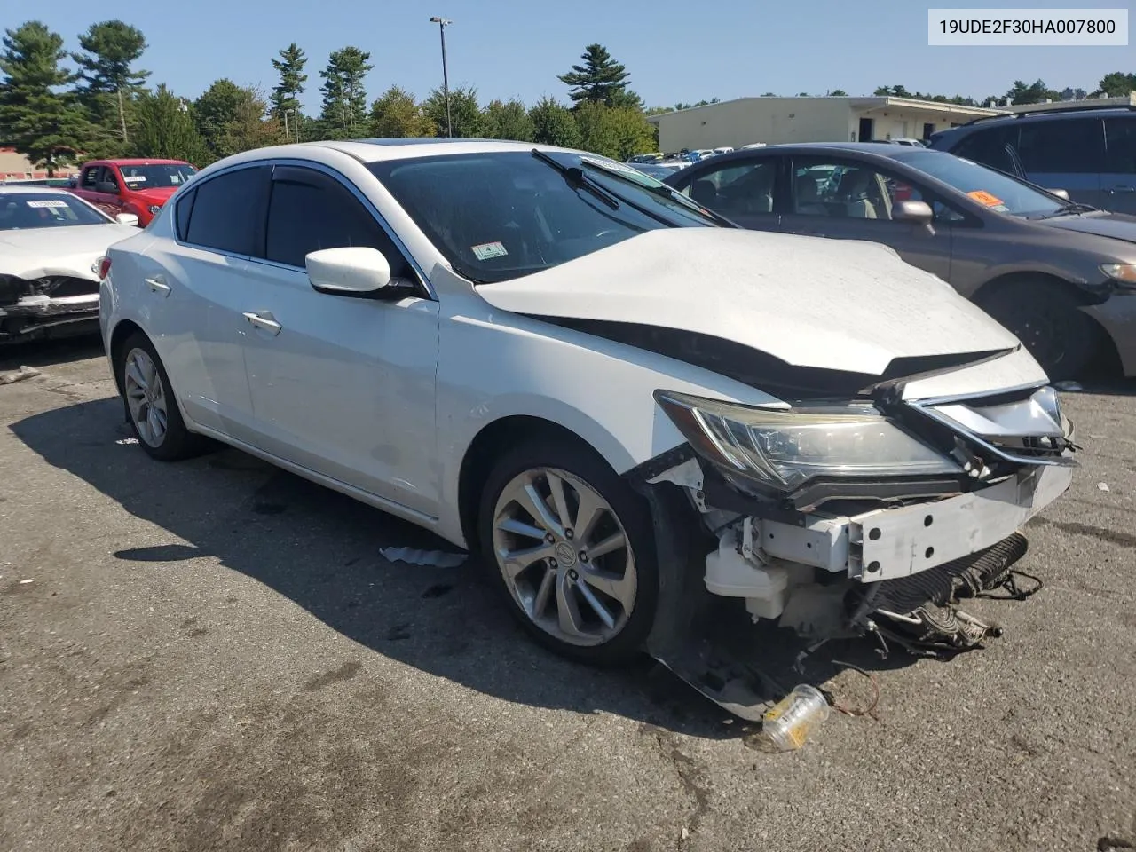 2017 Acura Ilx Base Watch Plus VIN: 19UDE2F30HA007800 Lot: 70560004