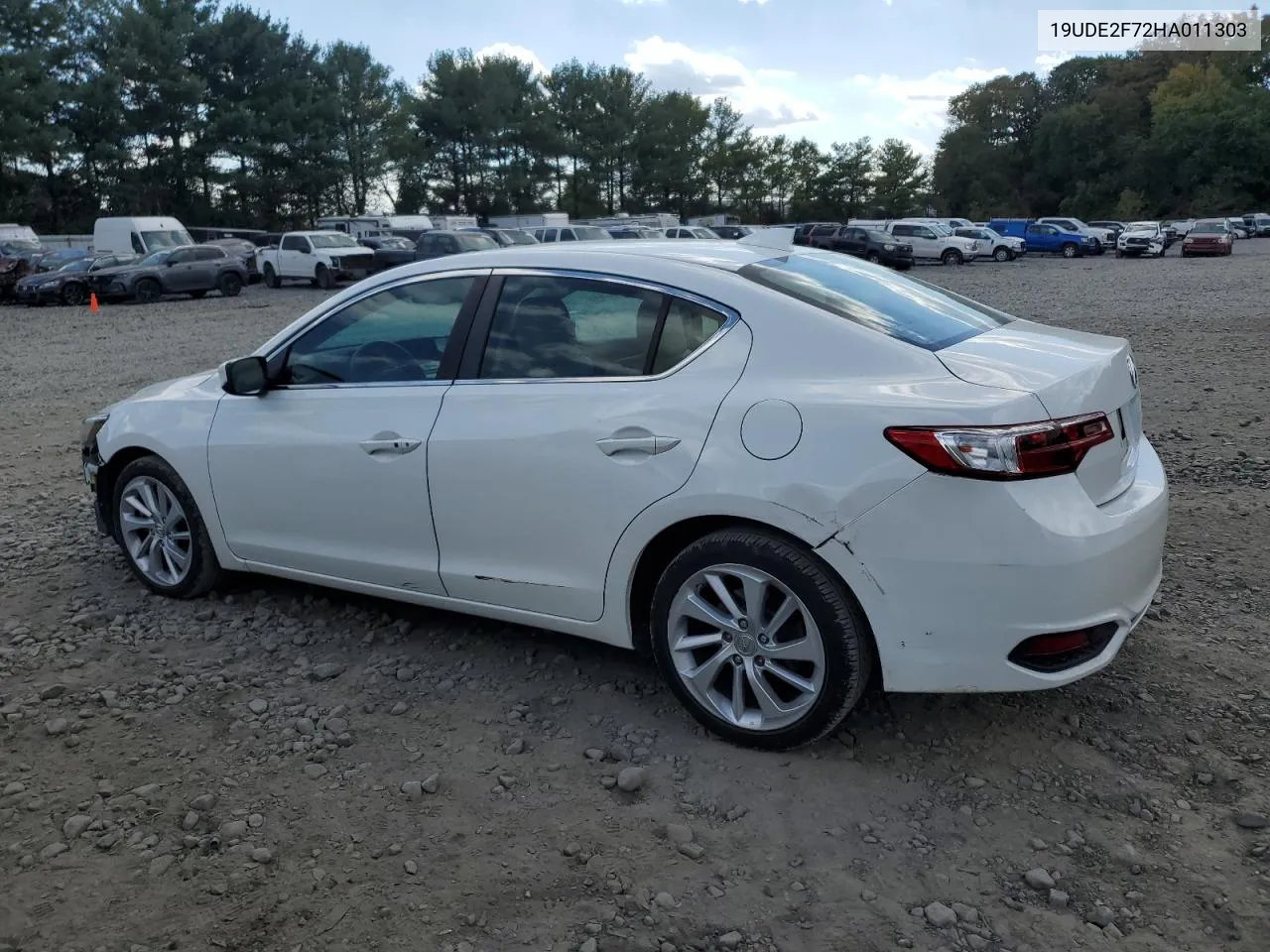 2017 Acura Ilx Premium VIN: 19UDE2F72HA011303 Lot: 74238274