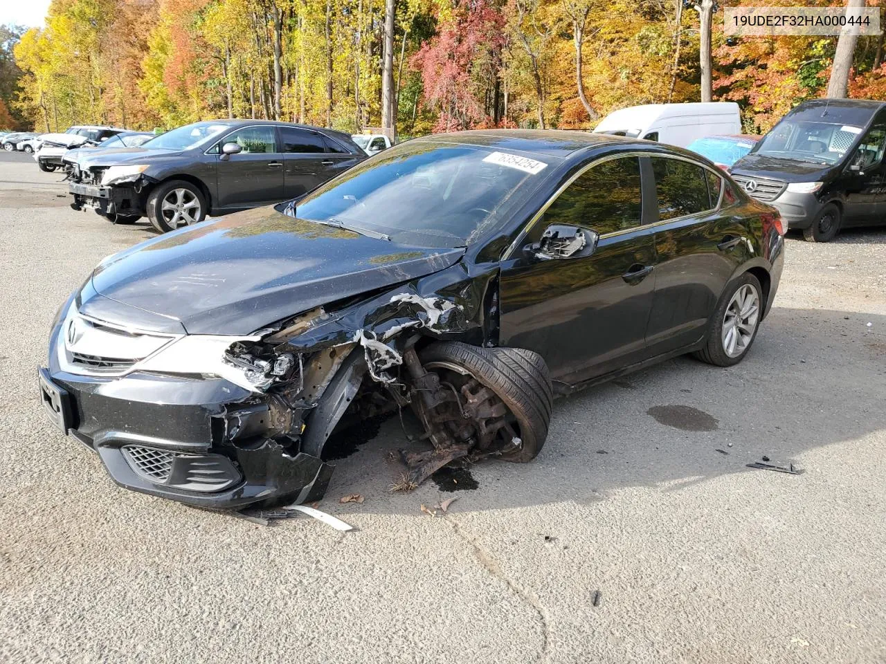 2017 Acura Ilx Base Watch Plus VIN: 19UDE2F32HA000444 Lot: 76354254