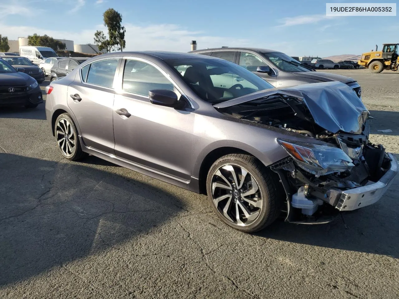 2017 Acura Ilx Premium VIN: 19UDE2F86HA005352 Lot: 78536244