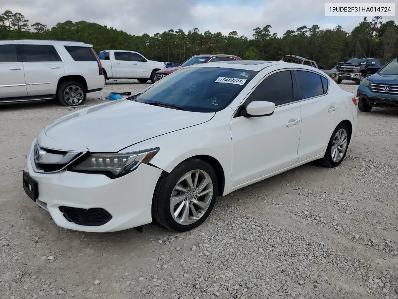 2017 Acura Ilx Base Watch Plus VIN: 19UDE2F31HA014724 Lot: 79460604