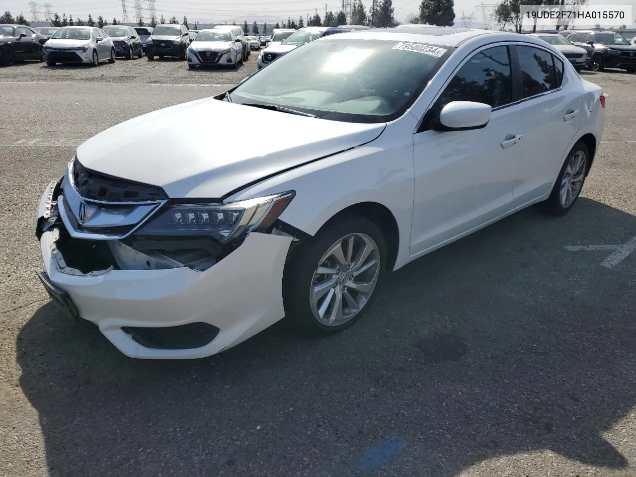 2017 Acura Ilx Premium VIN: 19UDE2F71HA015570 Lot: 79580234