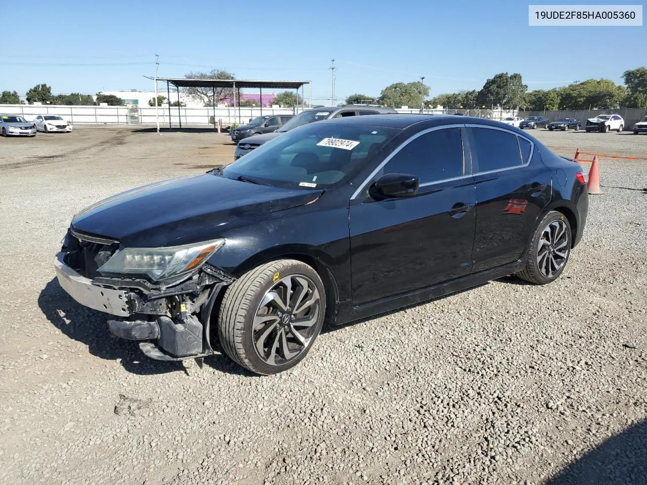 2017 Acura Ilx Premium VIN: 19UDE2F85HA005360 Lot: 79902974