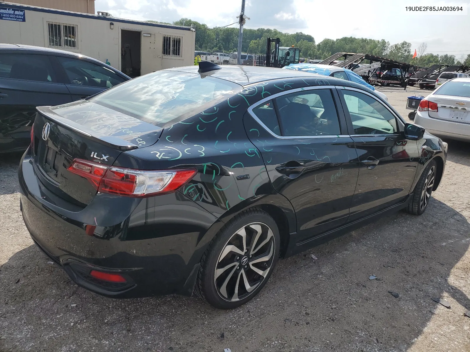 2018 Acura Ilx Premium VIN: 19UDE2F85JA003694 Lot: 62674024