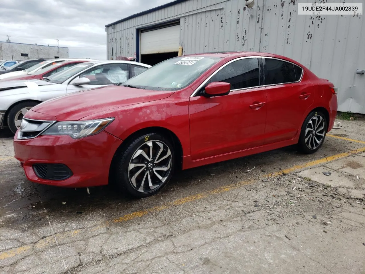 2018 Acura Ilx Special Edition VIN: 19UDE2F44JA002839 Lot: 66312094