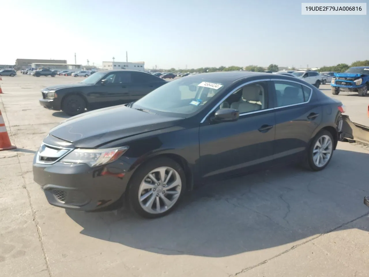 2018 Acura Ilx Premium VIN: 19UDE2F79JA006816 Lot: 74664434