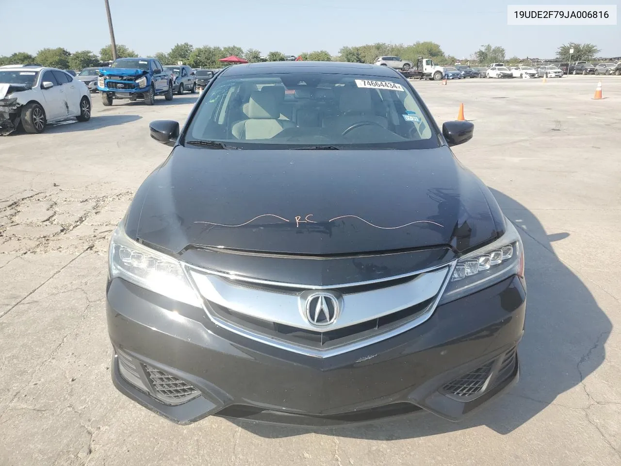 2018 Acura Ilx Premium VIN: 19UDE2F79JA006816 Lot: 74664434