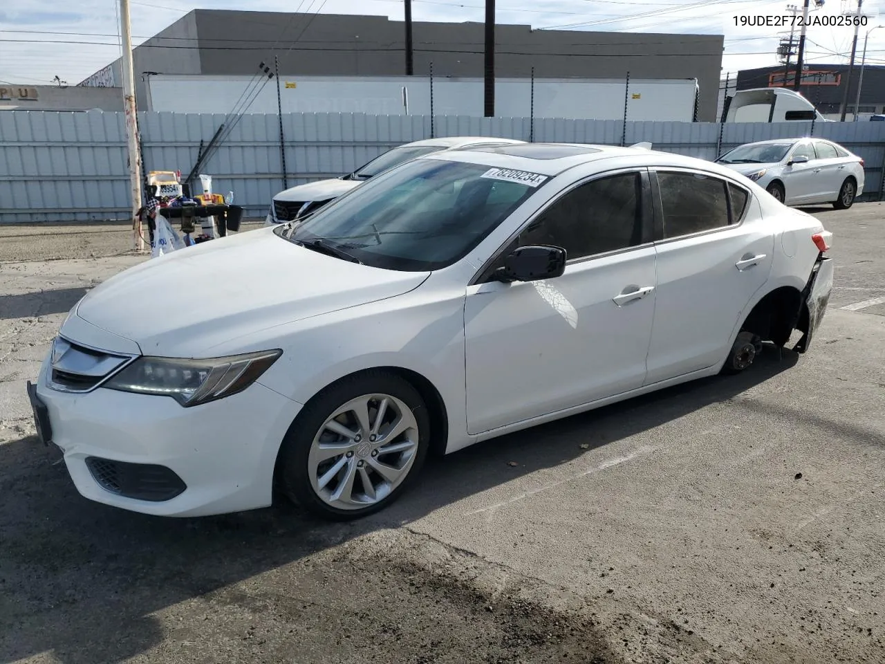 2018 Acura Ilx Premium VIN: 19UDE2F72JA002560 Lot: 78209234