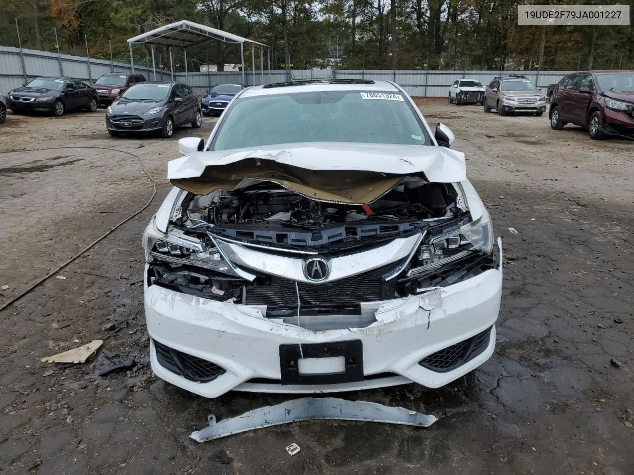 2018 Acura Ilx Premium VIN: 19UDE2F79JA001227 Lot: 78651324