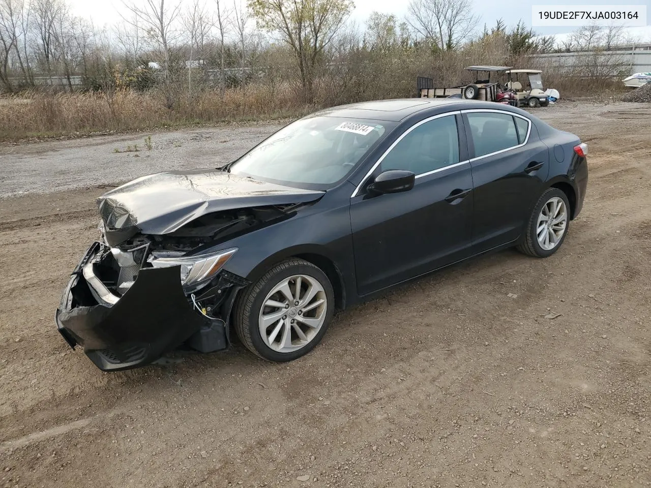 2018 Acura Ilx Premium VIN: 19UDE2F7XJA003164 Lot: 80468814