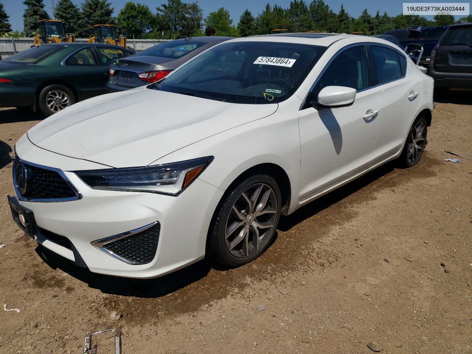 2019 Acura Ilx Premium VIN: 19UDE2F73KA003444 Lot: 57843864