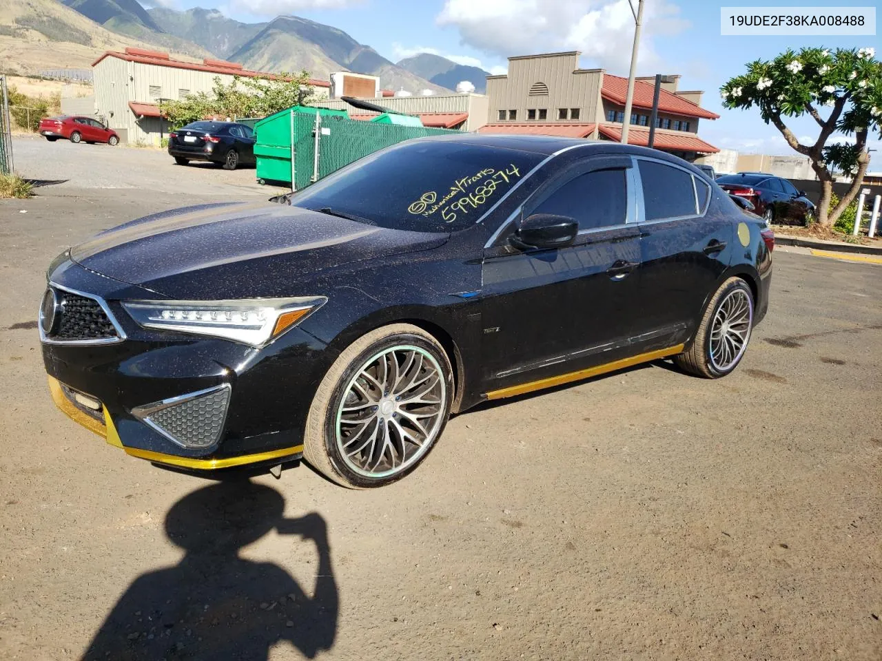 2019 Acura Ilx VIN: 19UDE2F38KA008488 Lot: 59968274