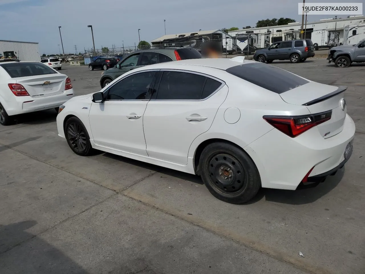 19UDE2F87KA000233 2019 Acura Ilx Premium A-Spec