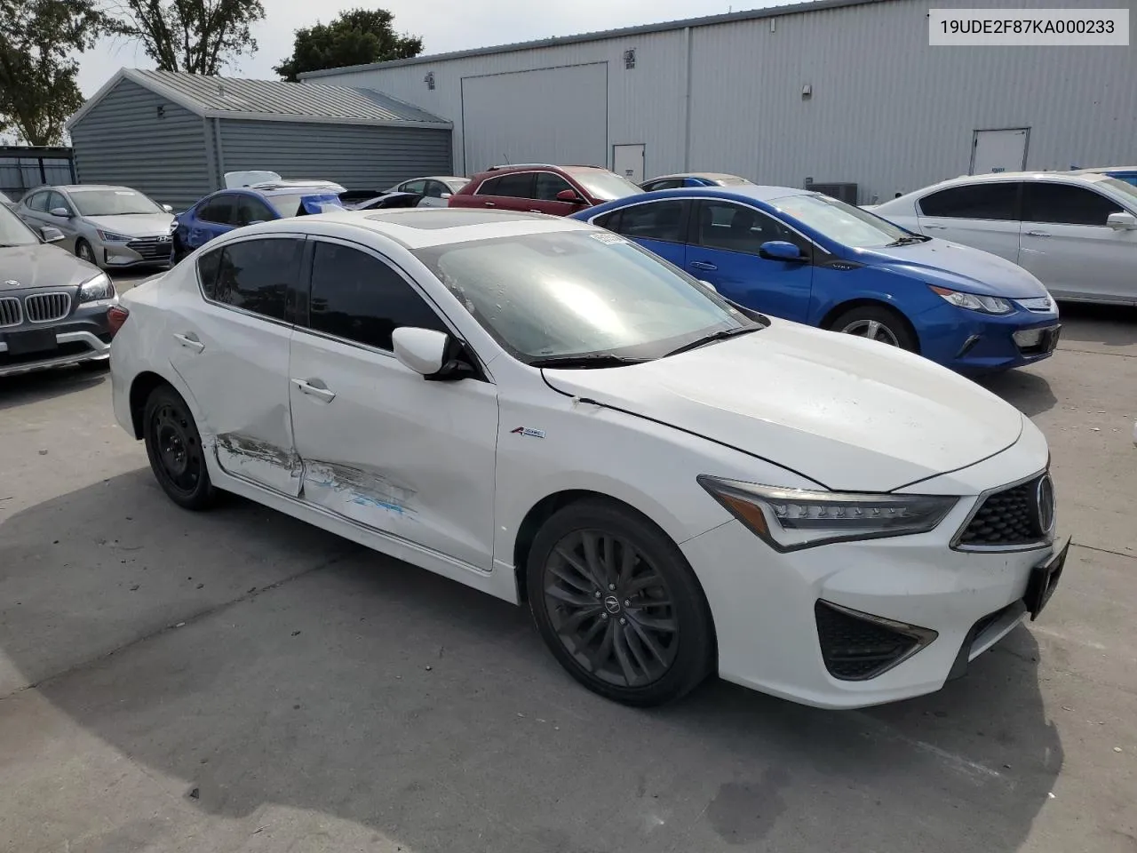 19UDE2F87KA000233 2019 Acura Ilx Premium A-Spec